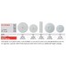 Edenta Exa Cerapol - 22mm x 3mm - White - 100 Pack - Options Available